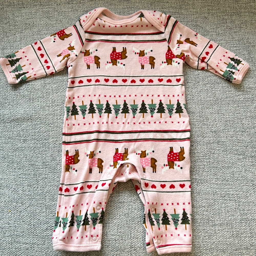 0-3 Christmas one piece. Old Navy